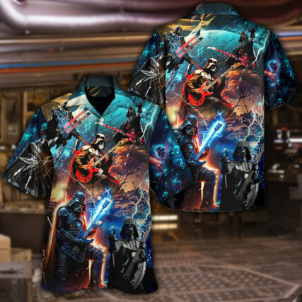 Starwars Darth Vader Playing Guitar - Hawaiian Shirt