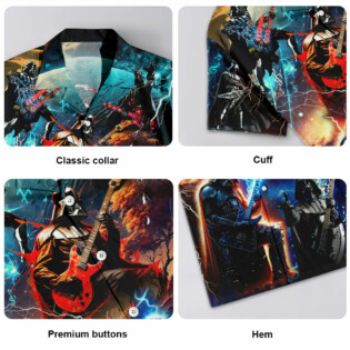 Starwars Darth Vader Playing Guitar - Hawaiian Shirt