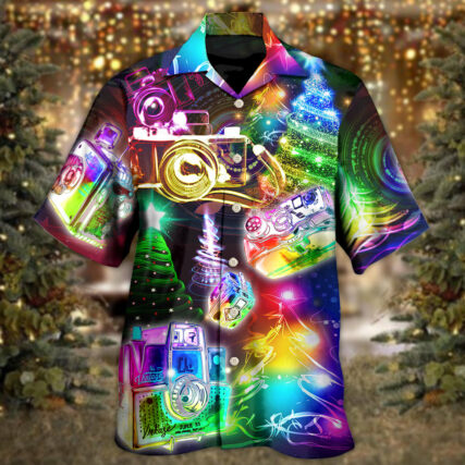 Camera Christmas Merry Everything Happy Always - Hawaiian Shirt - Owl Ohh - Owl Ohh