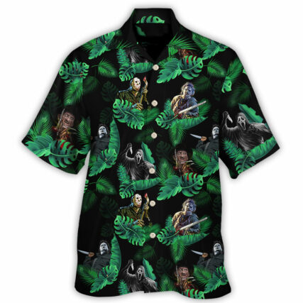 Halloween Character Horror Movies Tropical Style - Hawaiian Shirt - Owl Ohh-Owl Ohh