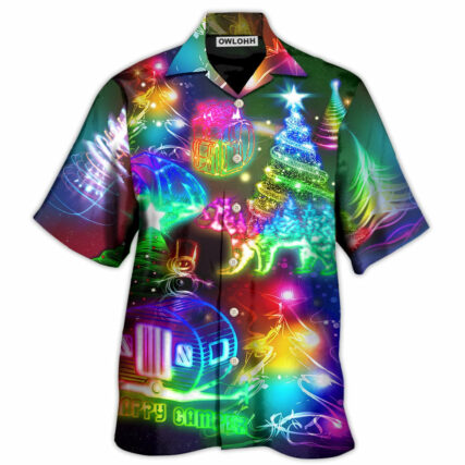 Camping Christmas Merry Everything Happy Always - Hawaiian Shirt - Owl Ohh - Owl Ohh
