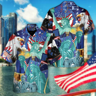 America Patriotism Is Voluntary - Hawaiian Shirt - Owl Ohh-Owl Ohh