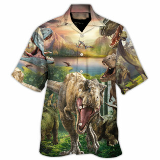 Dinosaur I Am Roarsome - Hawaiian Shirt - Owl Ohh-Owl Ohh