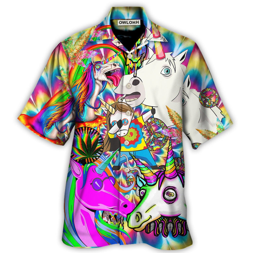 Hippie Unicorn Dream For Wonderland - Hawaiian Shirt - Owl Ohh for men and women, kids - Owl Ohh