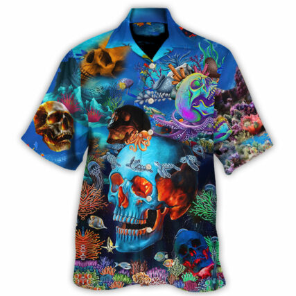 Skull Deep In The Ocean - Hawaiian Shirt - Owl Ohh-Owl Ohh