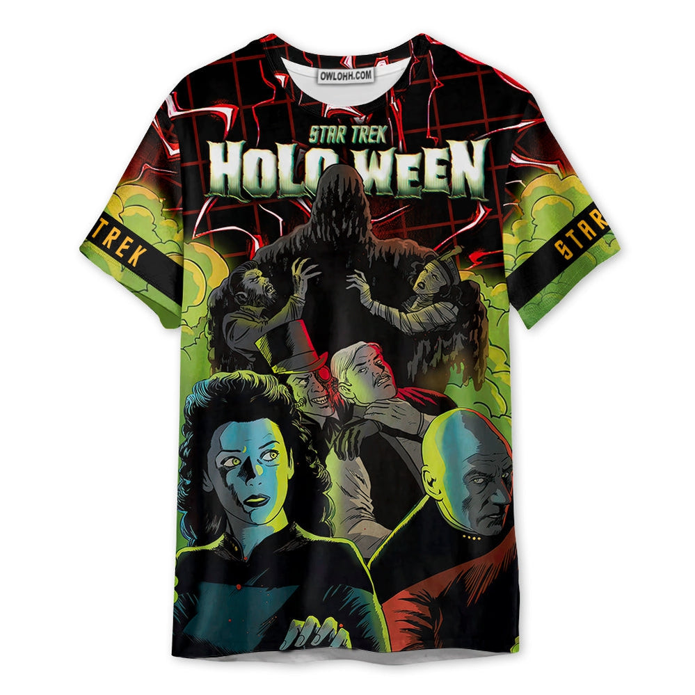 Halloween Costumes Star Trek Holoween Series Starring Next Generation Crew Announced - Unisex 3D T-shirt