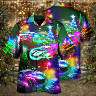 Car Racing Christmas Merry Everything Happy Always - Hawaiian Shirt - Owl Ohh - Owl Ohh