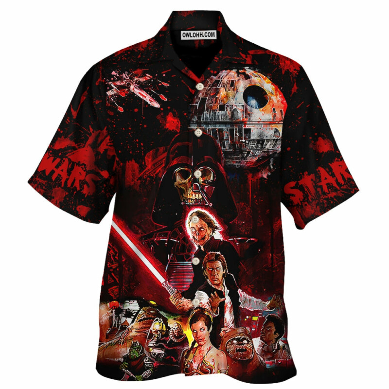 Halloween Starwars Horror Blood Scary - Hawaiian Shirt