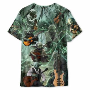 Star Wars Yoda Playing Guitar Fantastic - Unisex 3D T-shirt