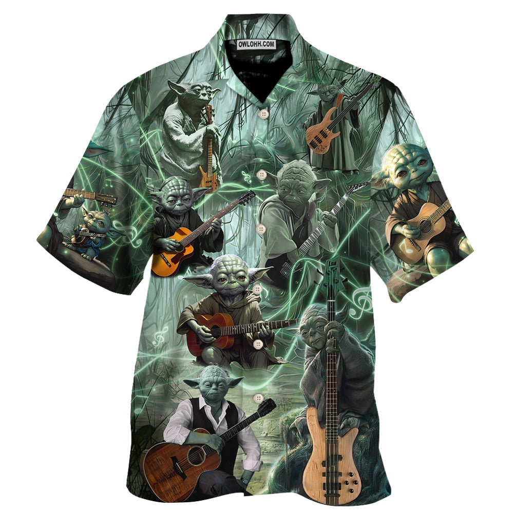 Star Wars Yoda Playing Guitar Fantastic - Hawaiian Shirt