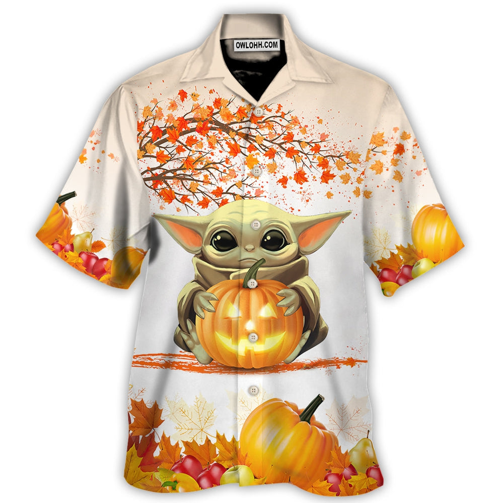 Starwars Halloween Baby Yoda Tricks Or Treat - Hawaiian Shirt