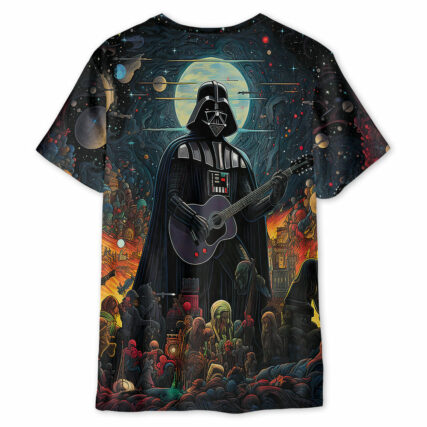 Star Wars Darth Vader Nobody Can Stop Me Playing Guitar - Unisex 3D T-shirt