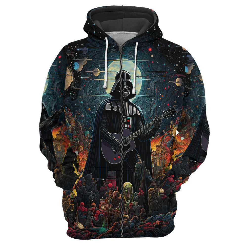Star Wars Darth Vader Nobody Can Stop Me Playing Guitar - Hoodie