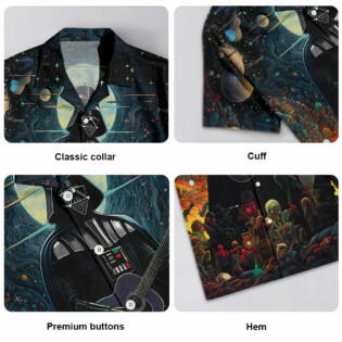 Star Wars Darth Vader Nobody Can Stop Me Playing Guitar - Hawaiian Shirt