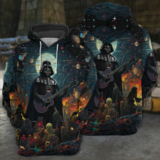 Star Wars Darth Vader Nobody Can Stop Me Playing Guitar - Hoodie