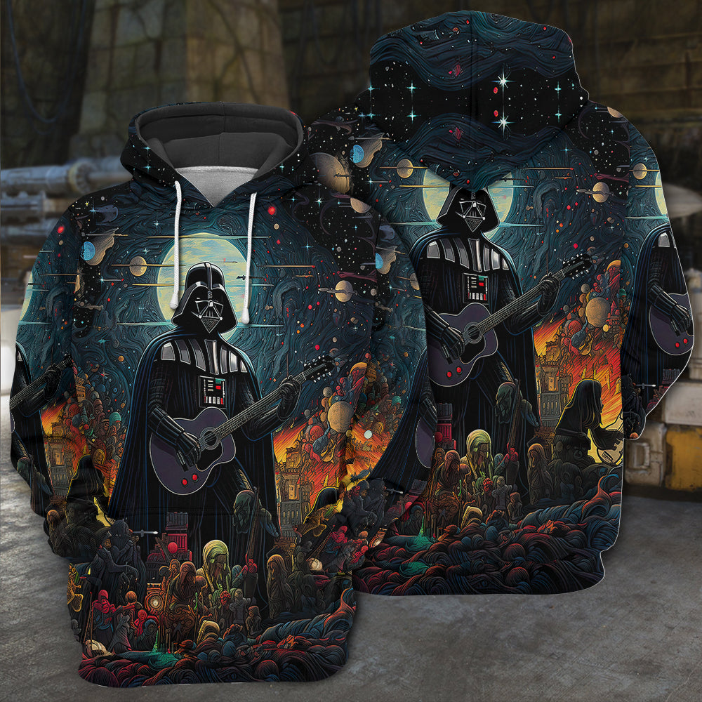 Star Wars Darth Vader Nobody Can Stop Me Playing Guitar - Hoodie