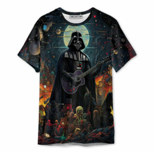 Star Wars Darth Vader Nobody Can Stop Me Playing Guitar - Unisex 3D T-shirt