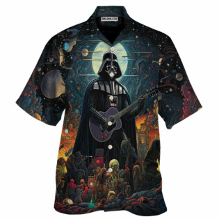 Star Wars Darth Vader Nobody Can Stop Me Playing Guitar - Hawaiian Shirt