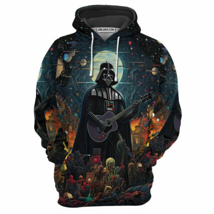 Star Wars Darth Vader Nobody Can Stop Me Playing Guitar - Hoodie