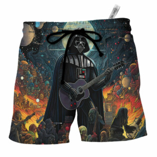 Star Wars Darth Vader Nobody Can Stop Me Playing Guitar - Beach Short