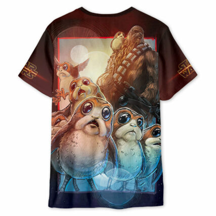 Star Wars Porgs Are Friends Not Food - Unisex 3D T-shirt
