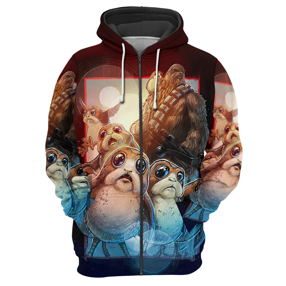 Star Wars Porgs Are Friends Not Food - Hoodie