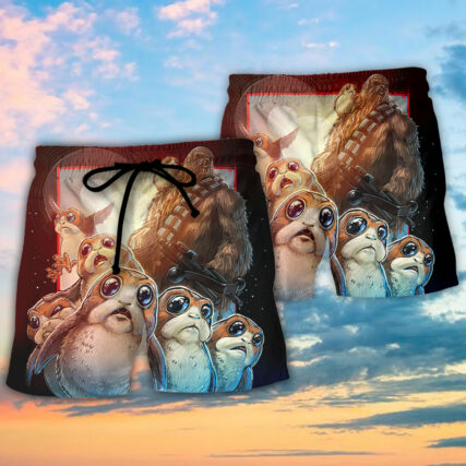 Star Wars Porgs Are Friends Not Food - Beach Short