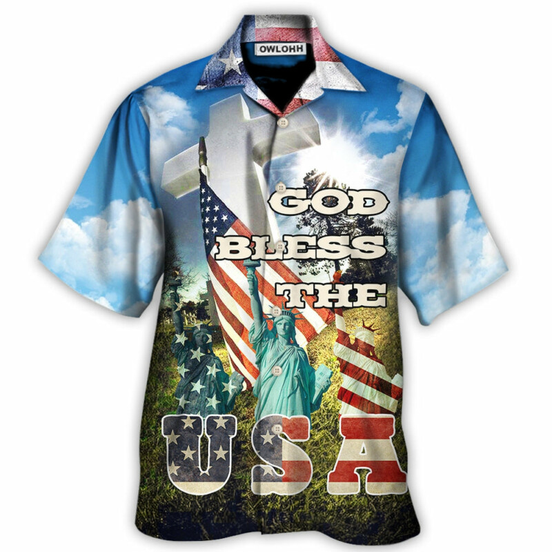 America God Bless America - Hawaiian Shirt - Owl Ohh - Owl Ohh