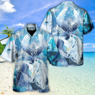 Dragon Snow Love Life Amazing Galaxy Sky - Hawaiian Shirt - Owl Ohh-Owl Ohh