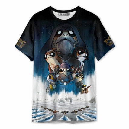 Star Wars We Must Say Our Goodbye To Our Porgs Friends - Unisex 3D T-shirt