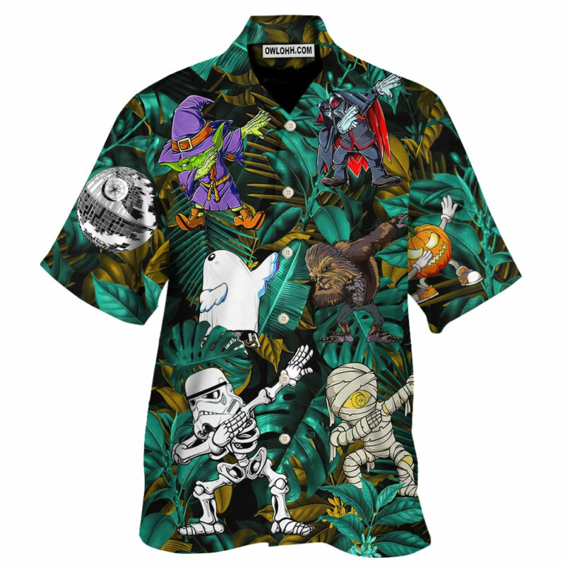 Halloween Starwars Dabbing Skeleton Zombie - Hawaiian Shirt