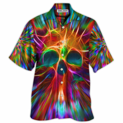Skull Rainbow Color Love Style - Hawaiian Shirt - Owl Ohh - Owl Ohh