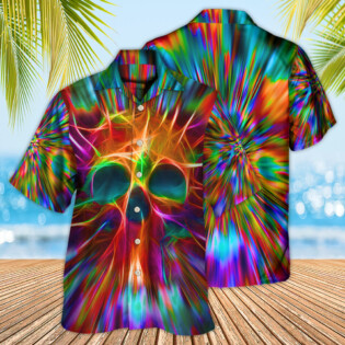 Skull Rainbow Color Love Style - Hawaiian Shirt - Owl Ohh - Owl Ohh