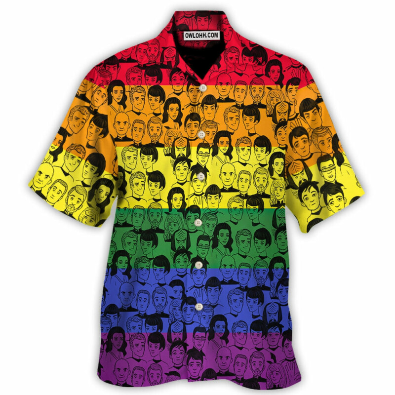 3D S.T And Faces LGBT Pride Month Ver Custom Hawaiian Shirt-Owl Ohh