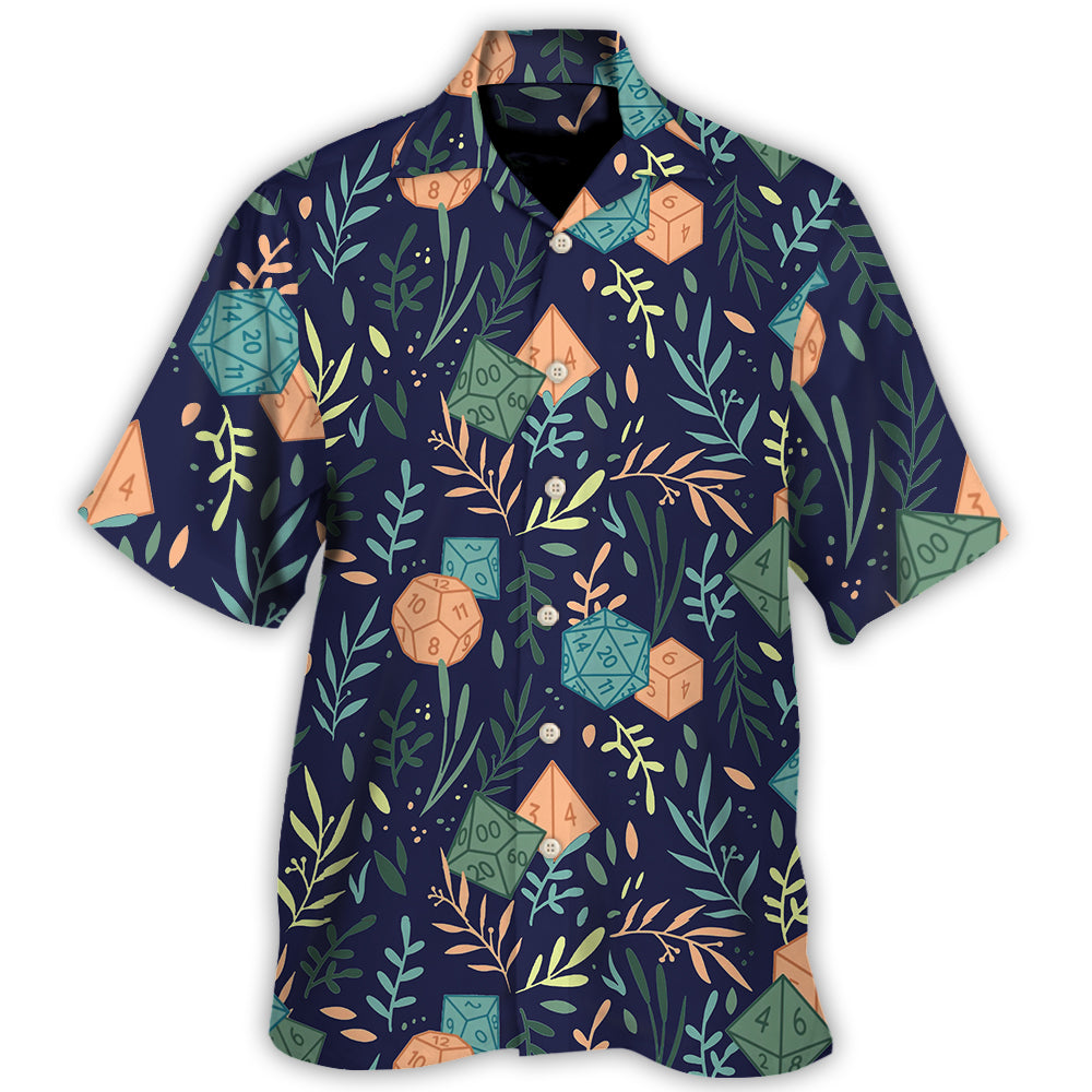 DnD Summer Dice Pattern - Hawaiian Shirt - Owl Ohh-Owl Ohh