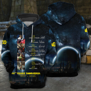 Star Wars 46 Years Anniversary - Hoodie - Owl Ohh-Owl Ohh