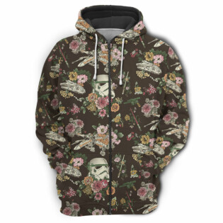 SW Stormtrooper Flower Vintage - Hoodie