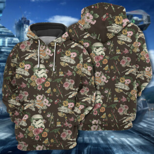 SW Stormtrooper Flower Vintage - Hoodie