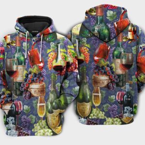 Wine Life Is Better With A Glass Of Wine - Hoodie - 01NGC130921