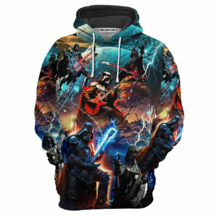 Starwars Darth Vader Playing Guitar - Hoodie