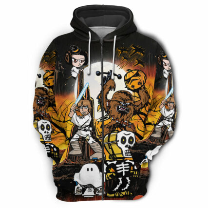 Starwars Halloween Spooky Star Wars Comics - Hoodie