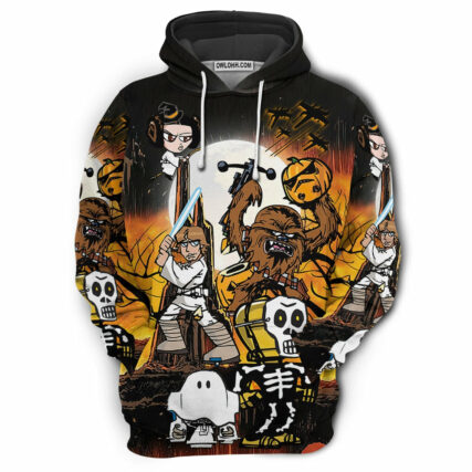 Starwars Halloween Spooky Star Wars Comics - Hoodie