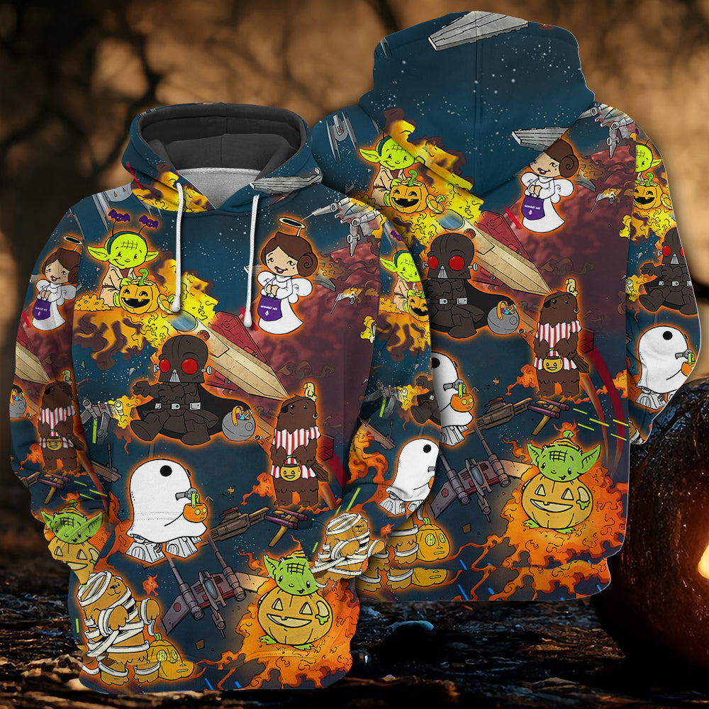 Starwars Halloween Tricks Are The Path To The Dark Side Better To Treat It Is - Hoodie