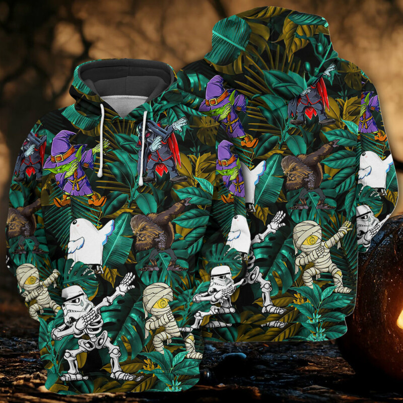 Halloween Starwars Dabbing Skeleton Zombie - Hoodie