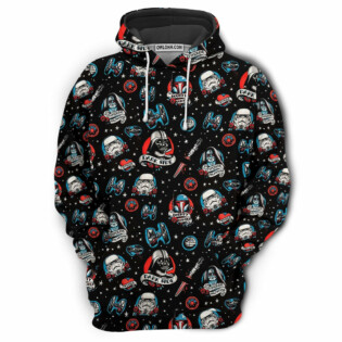 Star Wars Darth Vader Storm Trooper Dark Side Black - Hoodie