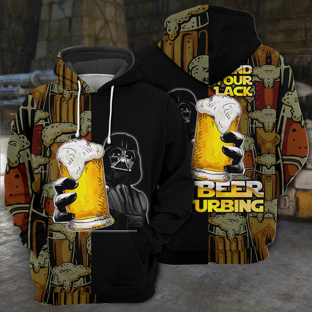 SW Darth Vader I Find Your Lack Of Beer Disturbing - Hoodie