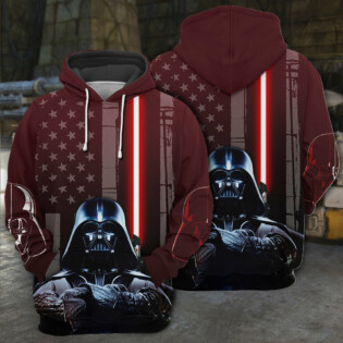 SW Darth Vader American Flag - Hoodie