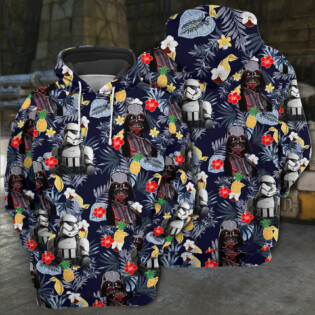 Star Wars Darth Vader Storm Trooper Flower - Hoodie