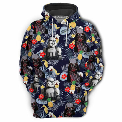 Star Wars Darth Vader Storm Trooper Flower - Hoodie