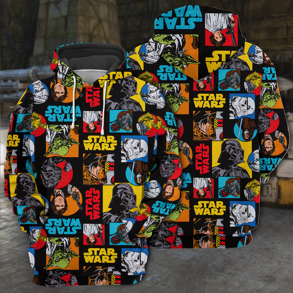 Star Wars Pattern Colorful - Hoodie